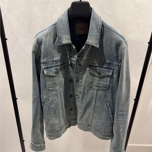 PAIGE Washed Blue Denim Jacket